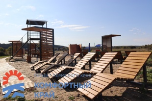 Обустроено место отдыха у воды в селе Юсьва