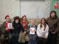 В преддверии Дня Победы труженики тыла и вдовы ветеранов Великой Отечественной войны Юсьвинского округа принимают поздравления и подарки