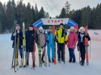 Лыжники Юсьвинского муниципального округа приняли участие в сельских "Спортивных играх - 2024"