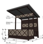 По проекту «Комфортный край» в с Юсьва в этом году будут оборудованы 4 торговых места и установлены торговые прилавки