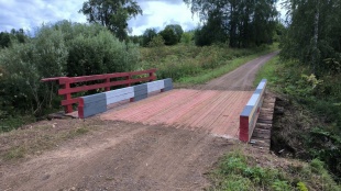 В Юсьвинском округе завершён ремонт еще двух мостов