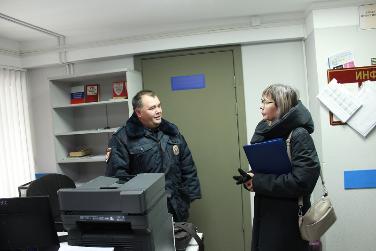 Представитель Общественного совета при Кудымкарском отделе внутренних дел проверил работу участковых уполномоченных полиции в с. Юсьва